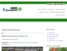 Tablet Screenshot of farmhydroponics.com